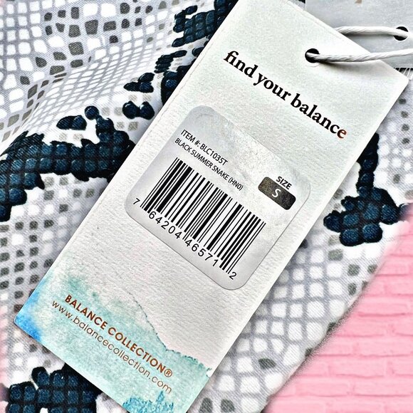 Balance Collection High-Rise Leggings Full Length Summer Snake Yoga Pants NWT - Picture 12 of 12